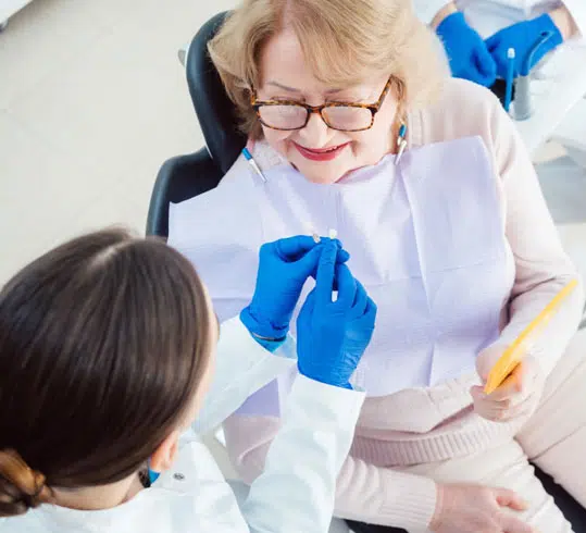 women in hagerstown office for checkup